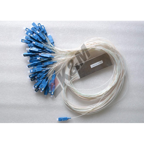 1 x 32 SCPC Mini jenis PLC serat optik Splitter