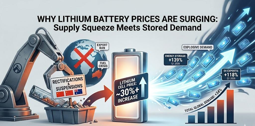 Why Are Lithium Battery Prices Surging: 2026 Market Shift Why Are Lithium Battery Prices Surging: 2026 Market Shift
