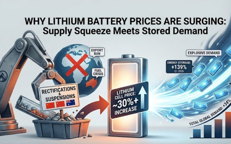 Mengapa Harga Baterai Lithium Melonjak? Logika di Balik Pergeseran Pasar 2026