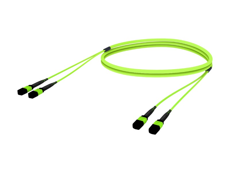 High-Bandwidth 24-Core OM5 MPO Fiber Cable