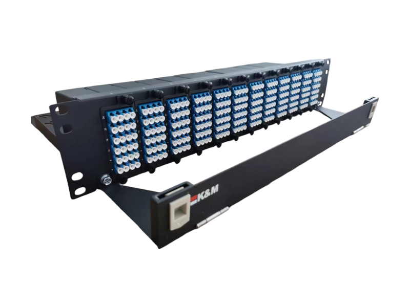 1U 120F ultra-high density MPO to LC patch panel