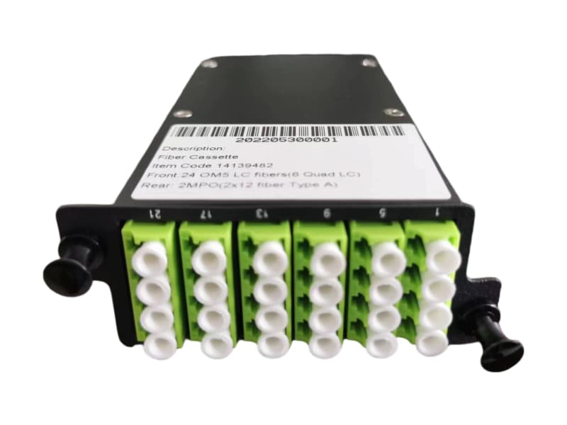 OM3 OM4 MPO fiber optic modular patch panel